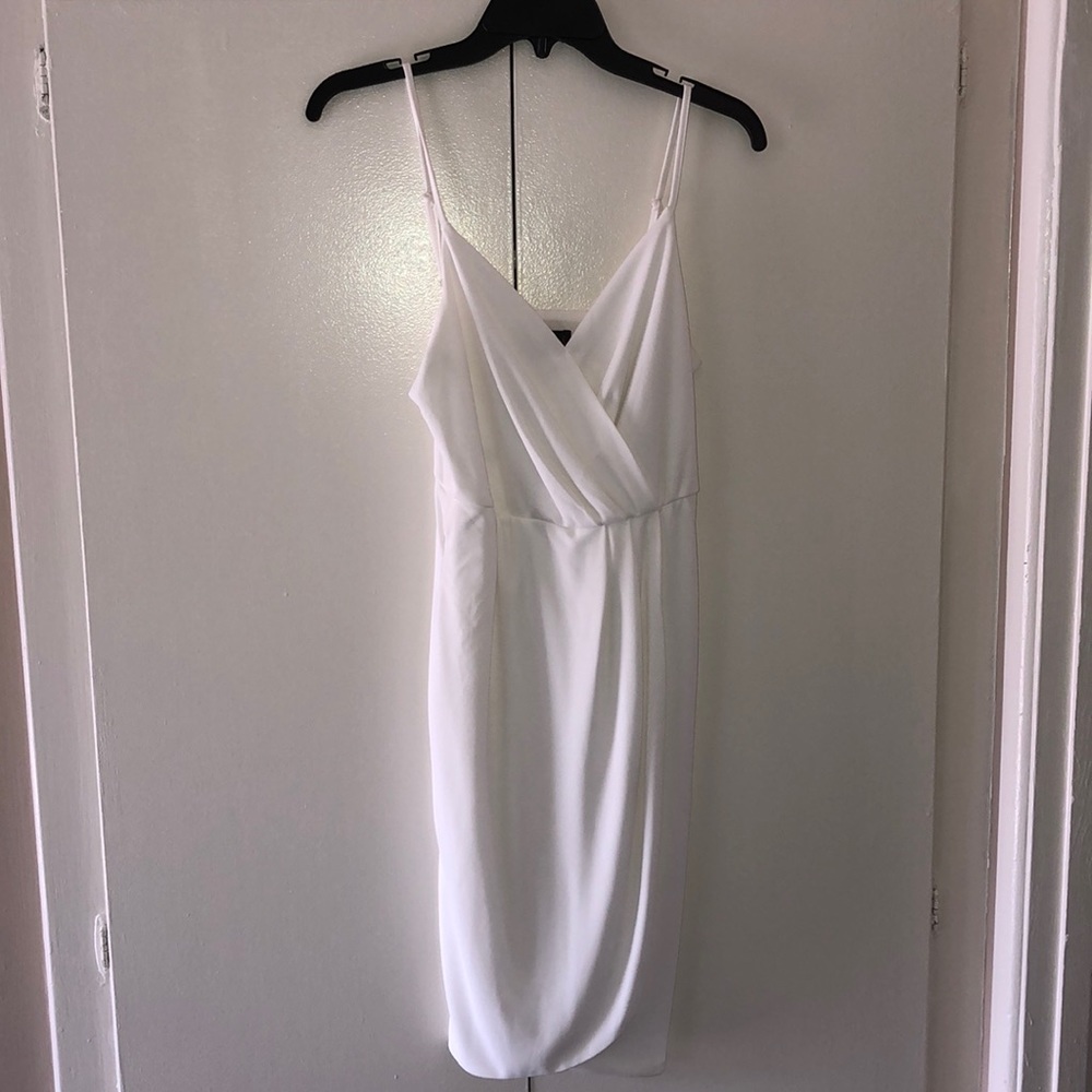 White cocktail dress